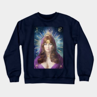 Mary Magdalene High Priestess Icon Crewneck Sweatshirt